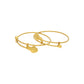 22k Plain Gold Bracelet JG-2012-03611