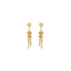 22k Plain Gold Earring JG-2101-00031