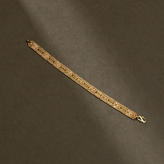 22k Plain Gold Bracelet JG-2103-00568