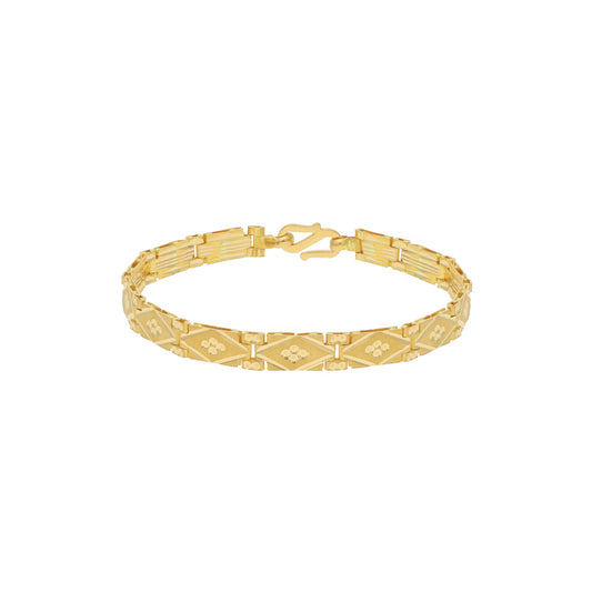 22k Plain Gold Bracelet JG-2106-01142