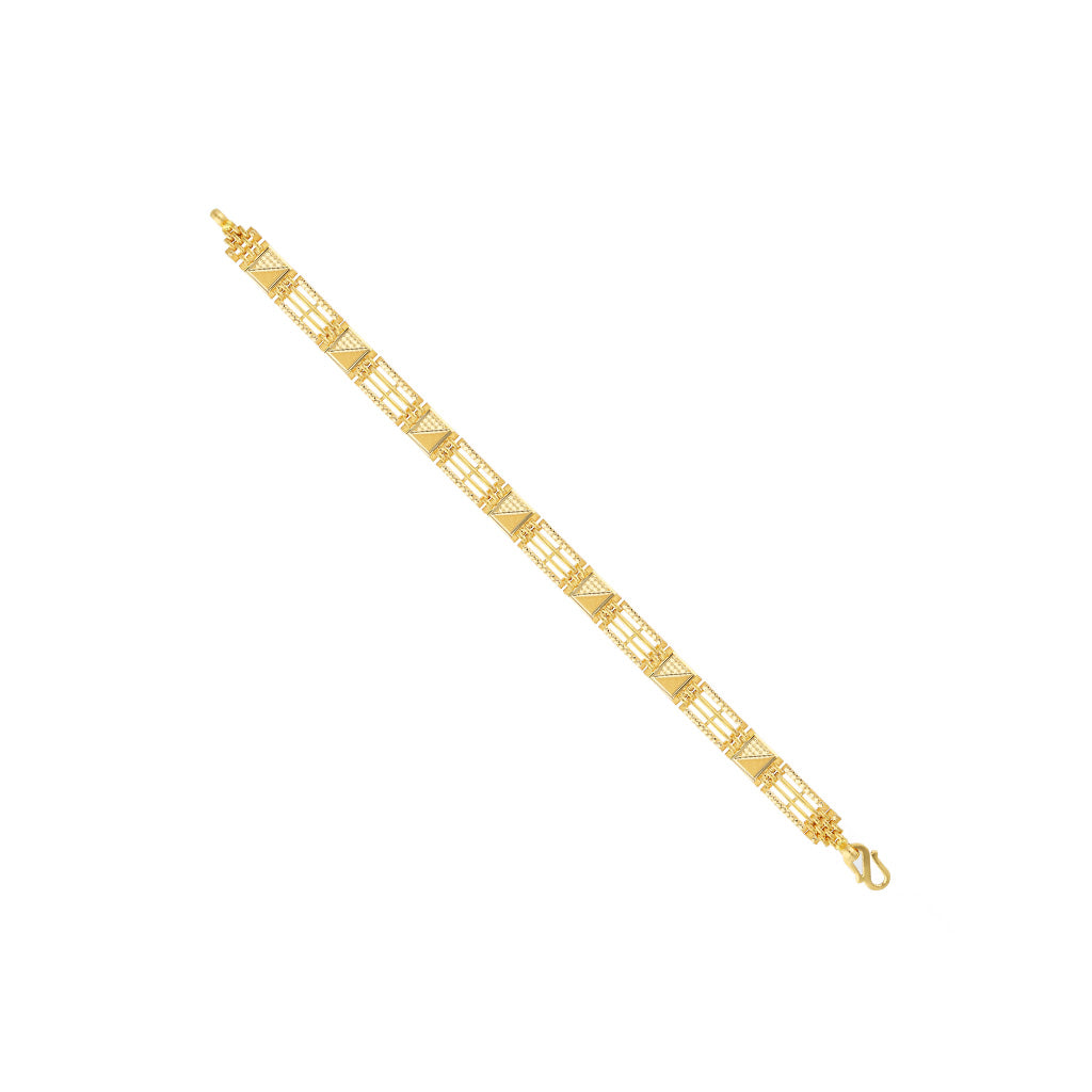 22k Plain Gold Bracelet JG-2106-01143