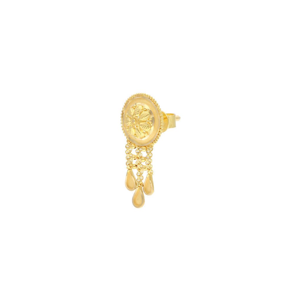 22k Plain Gold Necklace Set JG-2106-01442