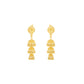22k Plain Gold Earring JG-2106-01476