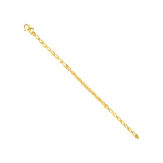 22k Plain Gold Bracelet JG-2107-01691