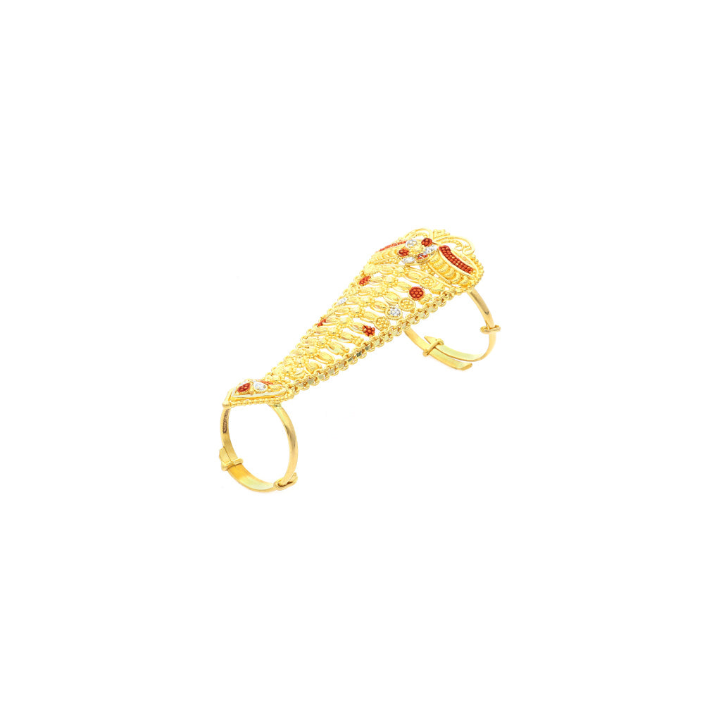22k Plain Gold Ring JG-2107-01719