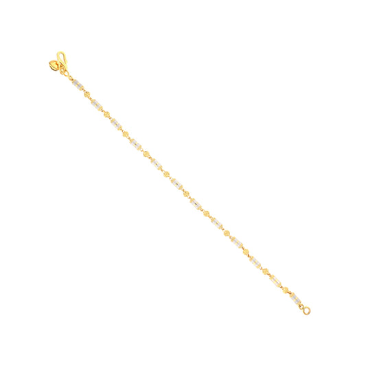 22k Plain Gold Bracelet JG-2107-01722