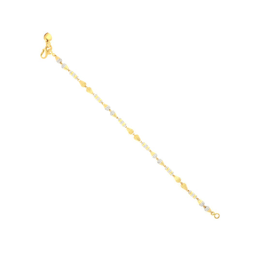 22k Plain Gold Bracelet JG-2107-01729