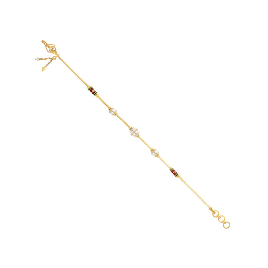 22k Plain Gold Bracelet JG-2107-01790