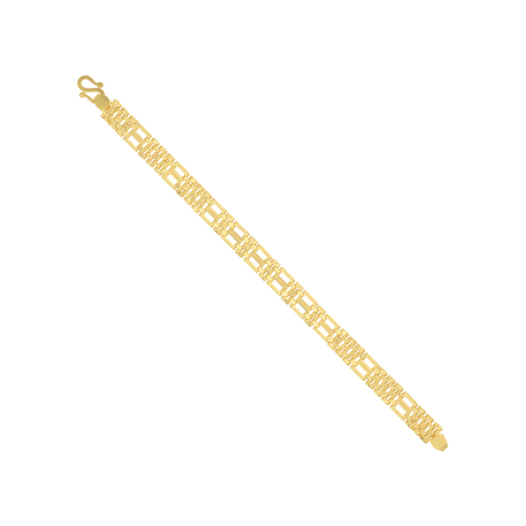22k Plain Gold Bracelet JG-2107-01804