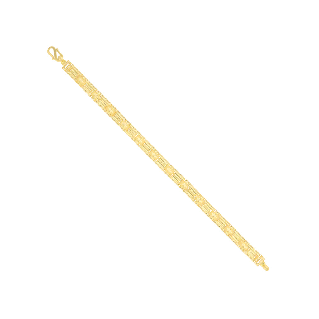 22k Plain Gold Bracelet JG-2107-01807