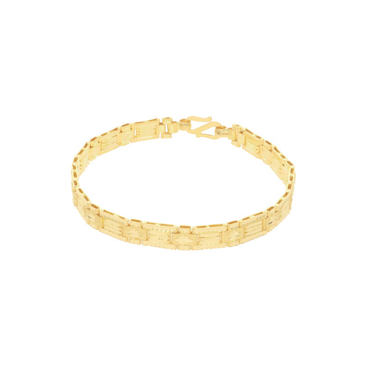 22k Plain Gold Bracelet JG-2107-01807