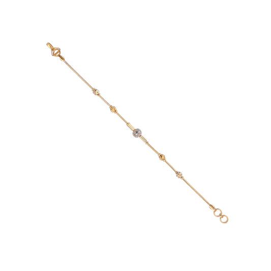 22k Plain Gold Bracelet JG-2107-01923