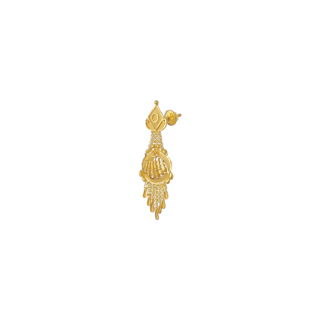 22k Plain Gold Necklace Set JG-2107-01958