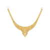 22k Plain Gold Necklace Set JG-2107-01967