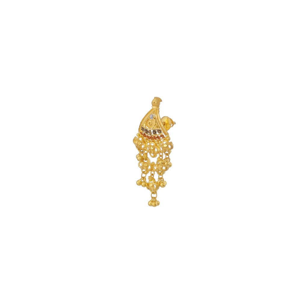22k Plain Gold Necklace Set JG-2107-02132