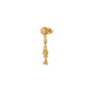22k Plain Gold Earring JG-2108-03393