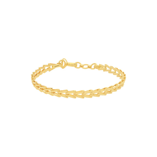 22k Plain Gold Bracelet JG-2108-03529