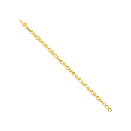 22k Plain Gold Bracelet JG-2108-03535