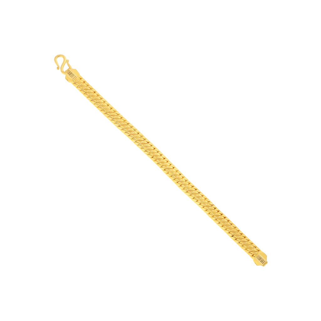 22k Plain Gold Bracelet JG-2108-03798