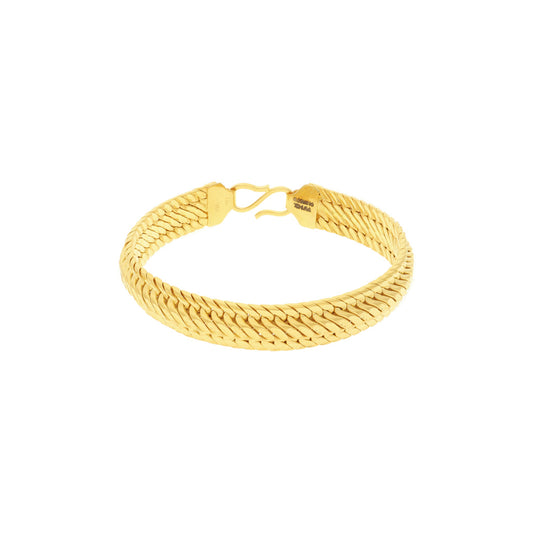 22k Plain Gold Bracelet JG-2108-03804