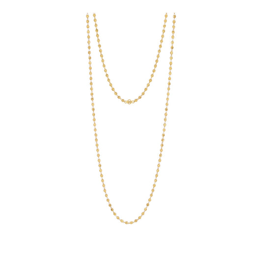 22k Plain Gold Necklace JG-2108-03847