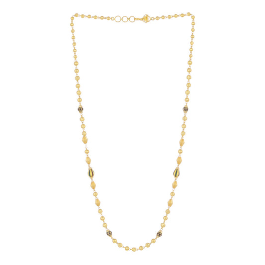 22k Plain Gold Necklace JG-2108-03916