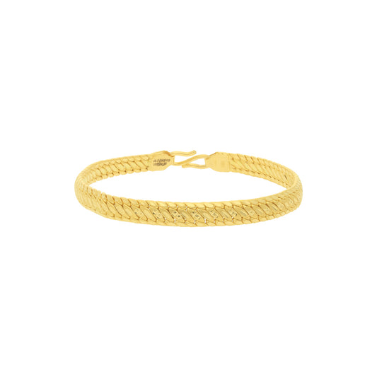 22k Plain Gold Bracelet JG-2108-04113