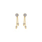 22k Plain Gold Earring JG-2108-04126