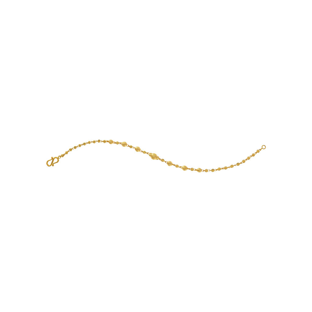 22k Plain Gold Bracelet JG-2109-04756