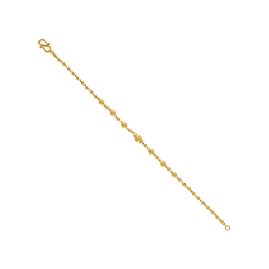 22k Plain Gold Bracelet JG-2109-04756