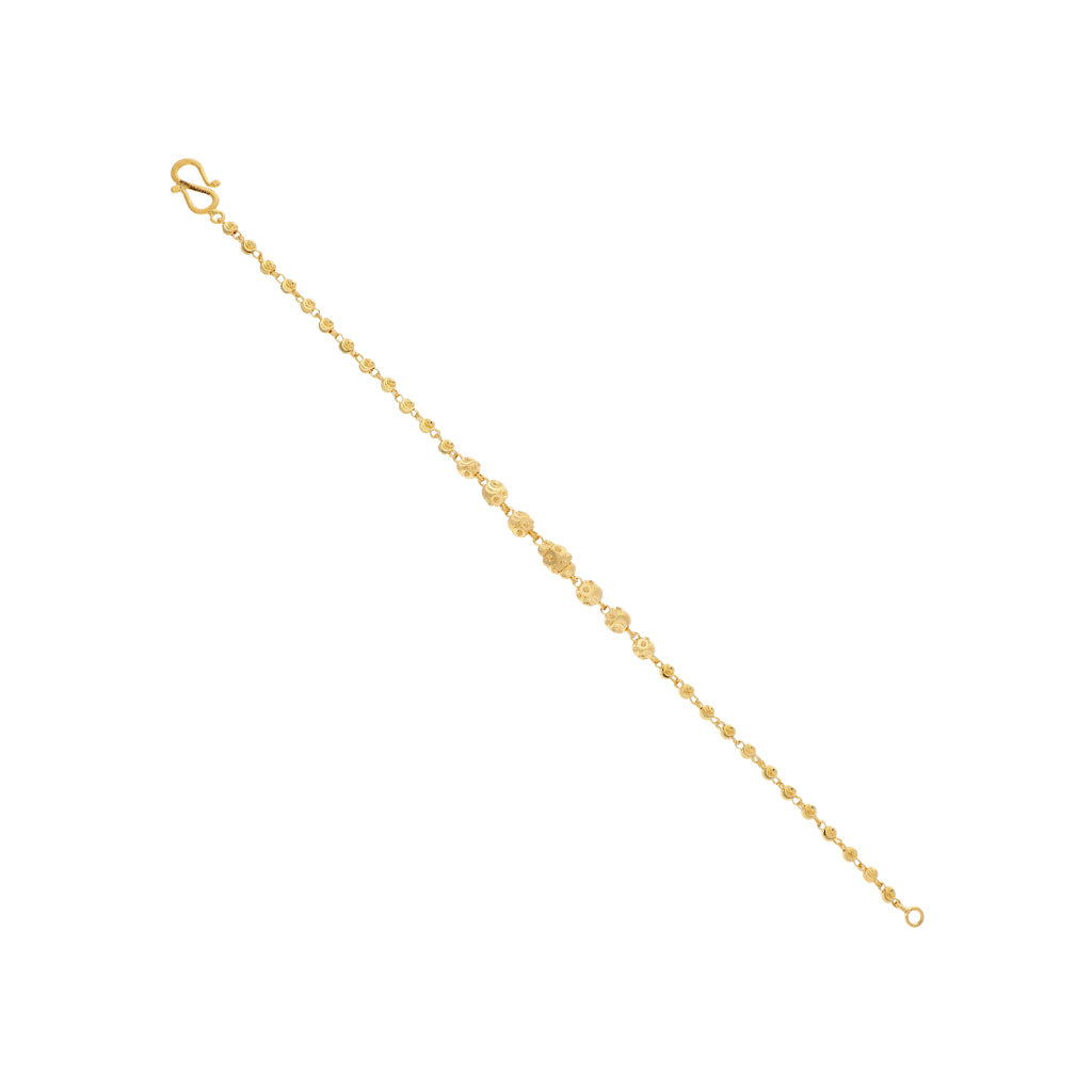 22k Plain Gold Bracelet JG-2109-04763