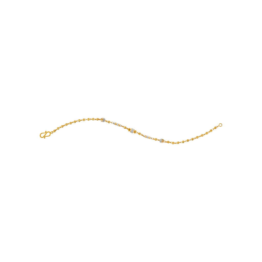 22k Plain Gold Bracelet JG-2109-04764