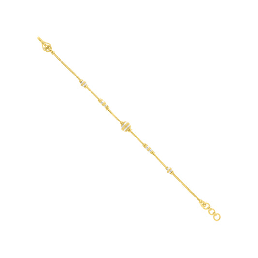 22k Plain Gold Bracelet JG-2109-04800