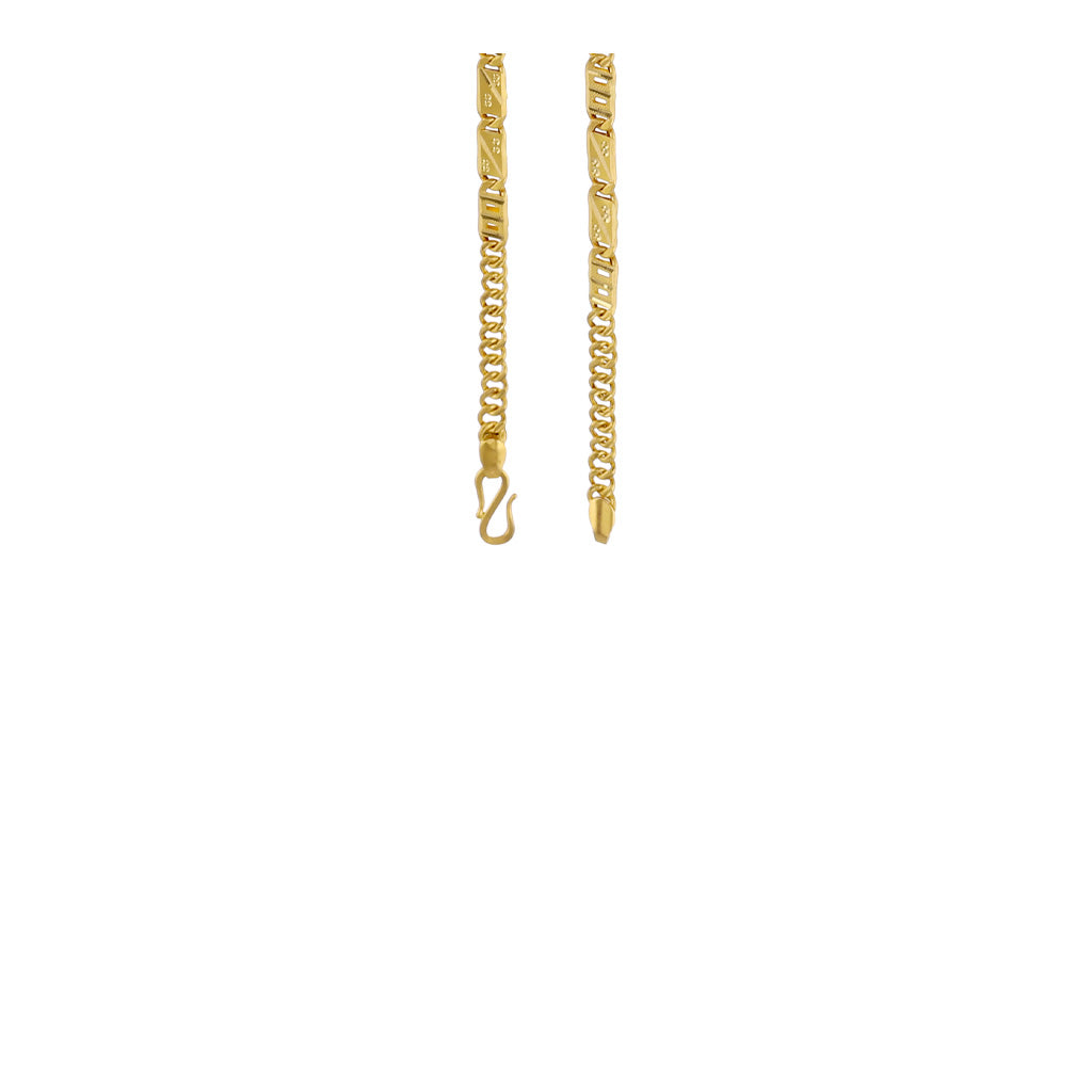 22k Plain Gold Chain JG-2109-04864