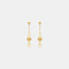22k Plain Gold Earring JG-2206-06256