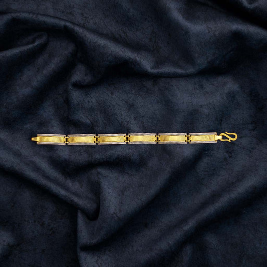 22k Plain Gold Bracelet JG-2206-06487