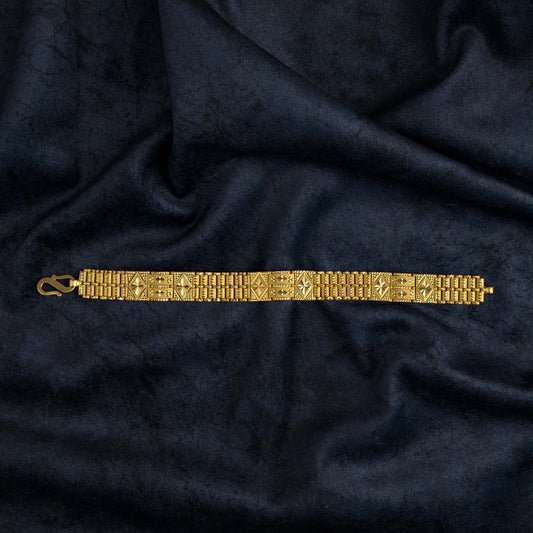 22k Plain Gold Bracelet JG-2206-06504