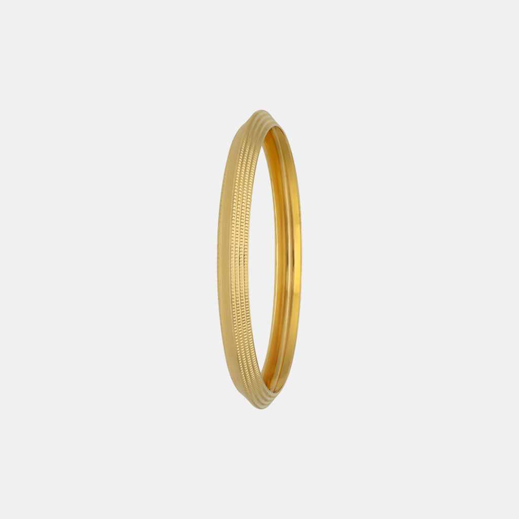 22k Plain Gold Bracelet JG-1908-00148 5'50'' / Yellow