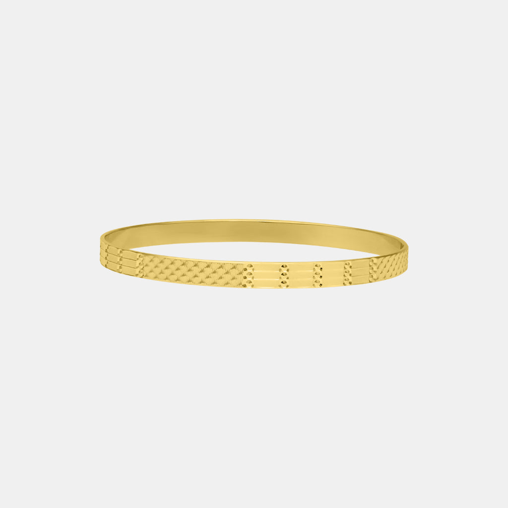 22k Plain Gold Bangles JG-2208-06704 – Jewelegance
