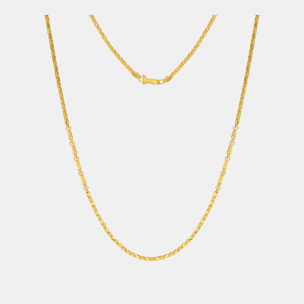 22k Plain Gold Chain JG-2208-06773