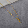 22k Plain Gold Necklace JG-2212-07998
