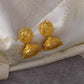 22k Plain Gold Earring JGC-2210-50074