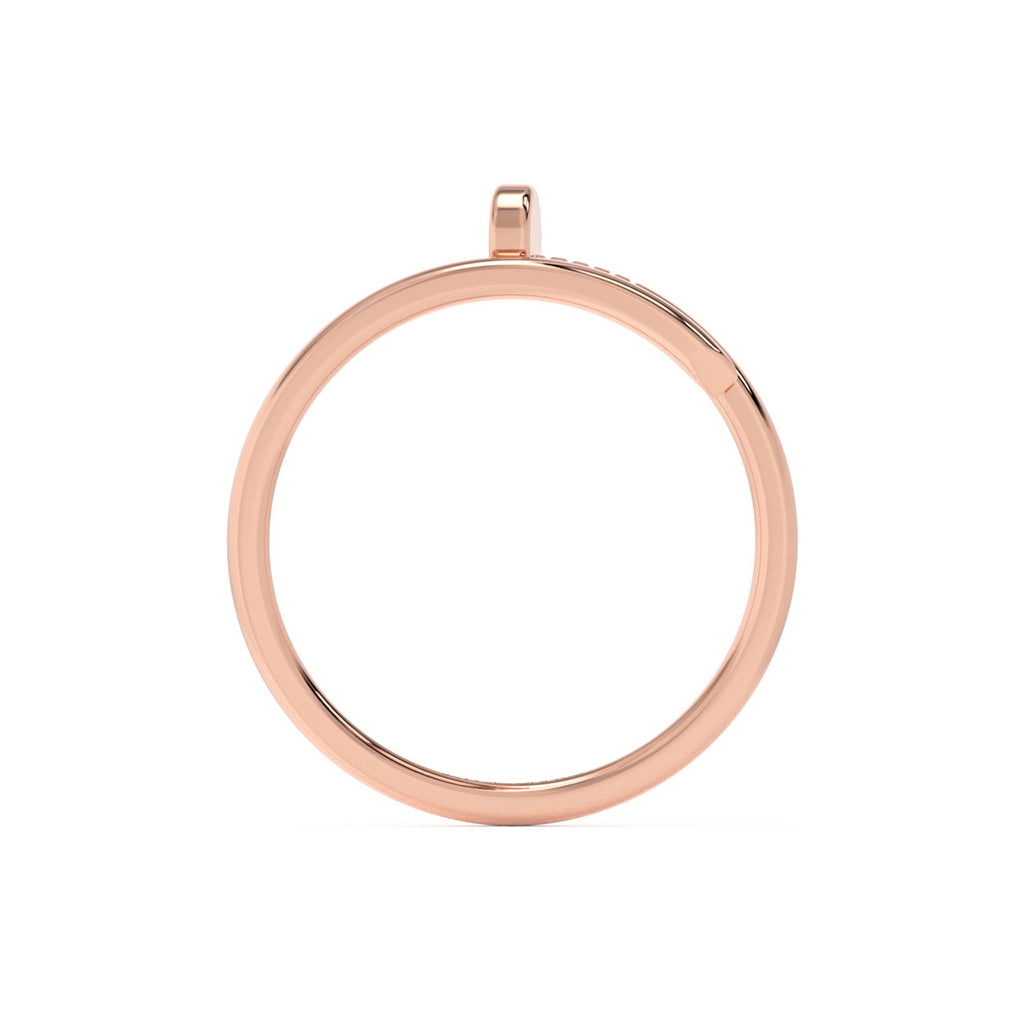 18k Plain Gold Ring JGD-2303-08158