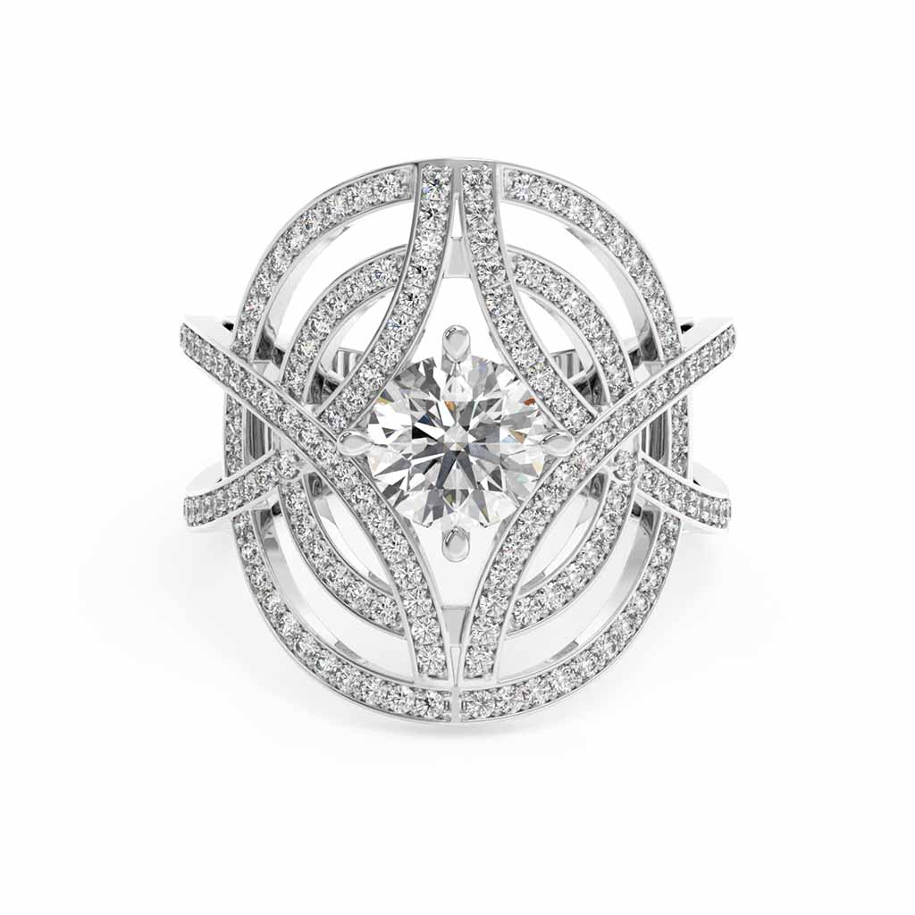 18k Real Diamond Ring JGD-2305-08343