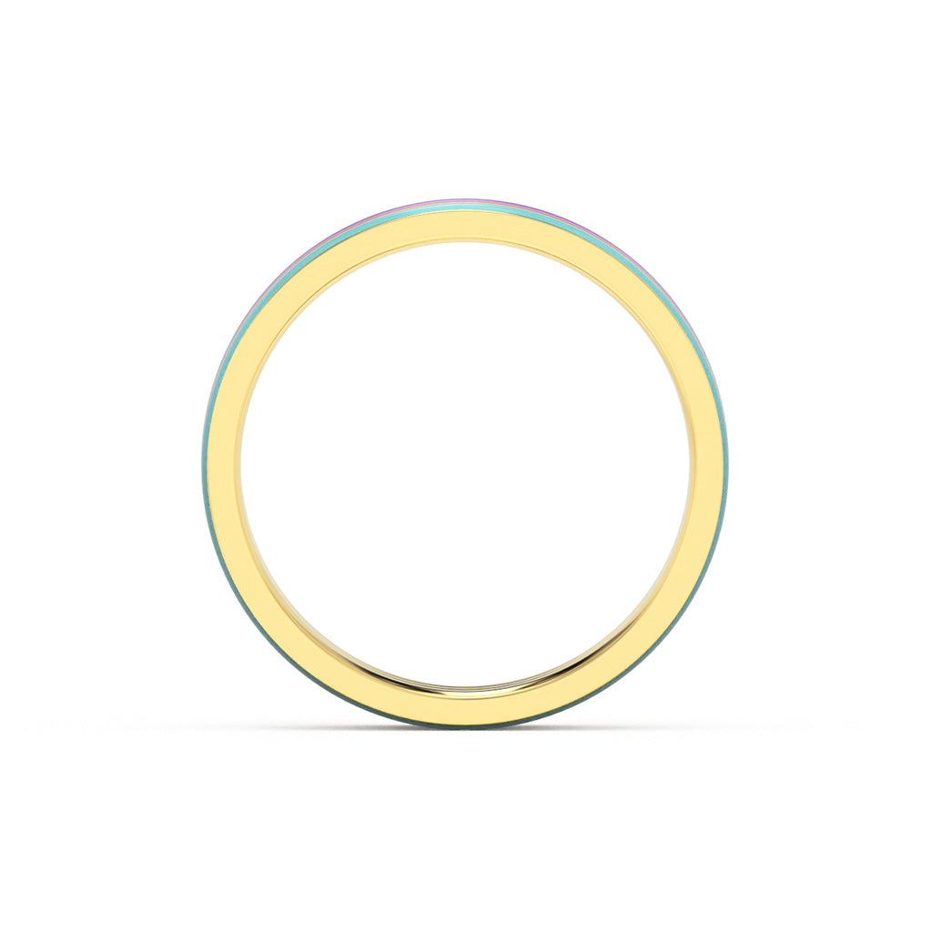 18k Plain Gold Ring JGD-2305-08353