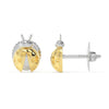 18k Plain Gold Earring JGD-2305-08392