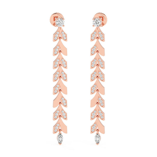 18k Real Diamond Earring JGD-2305-08398
