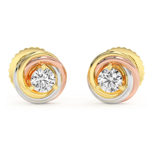 18k Real Diamond Earring JGD-2305-08401