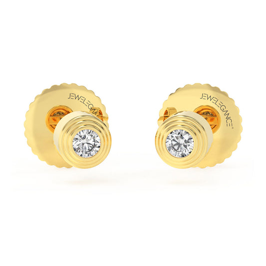18k Real Diamond Earring JGD-2305-08404