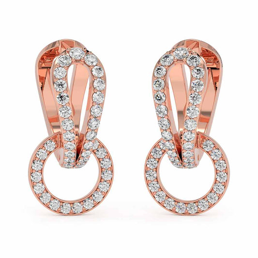 18k Real Diamond Earring JGD-2305-08405